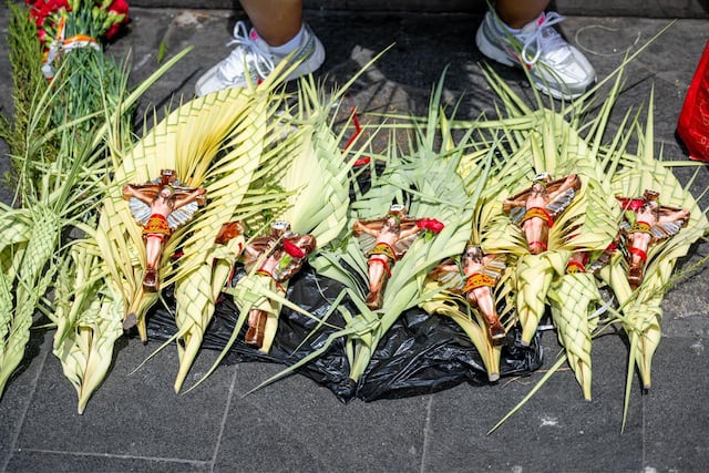 Domingo de Ramos: fieles y el Cristo Cholo recorren la Catedral y Plaza de Armas de Lima. (Fotos: Paloma del Solar/GEC)