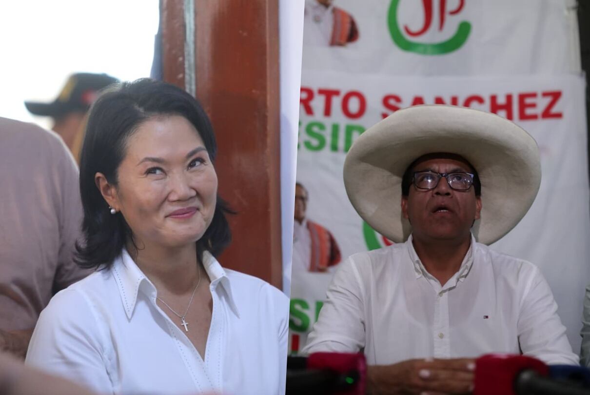El nuevo reporte del organismo electoral muestra una ajustada diferencia con Rafael López Aliaga, mientras aún quedan actas por revisar. (Fotos: GEC)