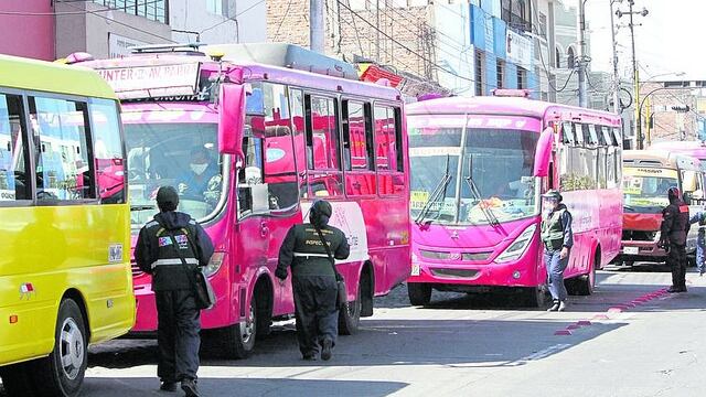 Arequipa: Cien multas en 10 días a transportistas por no cumplir protocolos 