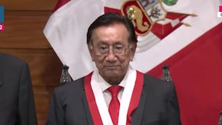 José María Balcázar jura como presidente del Congreso de la República
