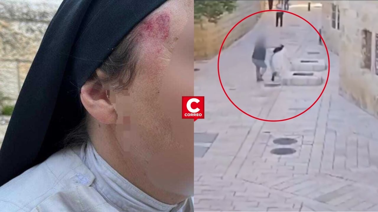 Israel: detienen a hombre acusado de agredir a una monja cerca de la Tumba de David en Jerusalén (VIDEO). Composición: Diario Correo.