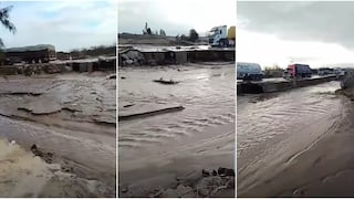Ica: nuevo huaico vuelve a causar restricción en la Panamericana Sur en Ocucaje