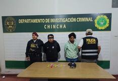 Chincha: intervienen a dos sujetos con cuatro cartuchos de explosivos