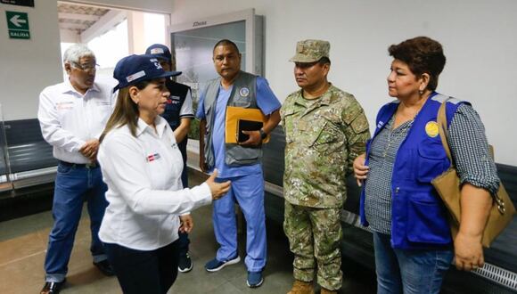 La ministra de Salud, Rosa Gutiérrez, visitó la región fronteriza para supervisar las acciones desplegadas contra enfermedades metaxénicas.