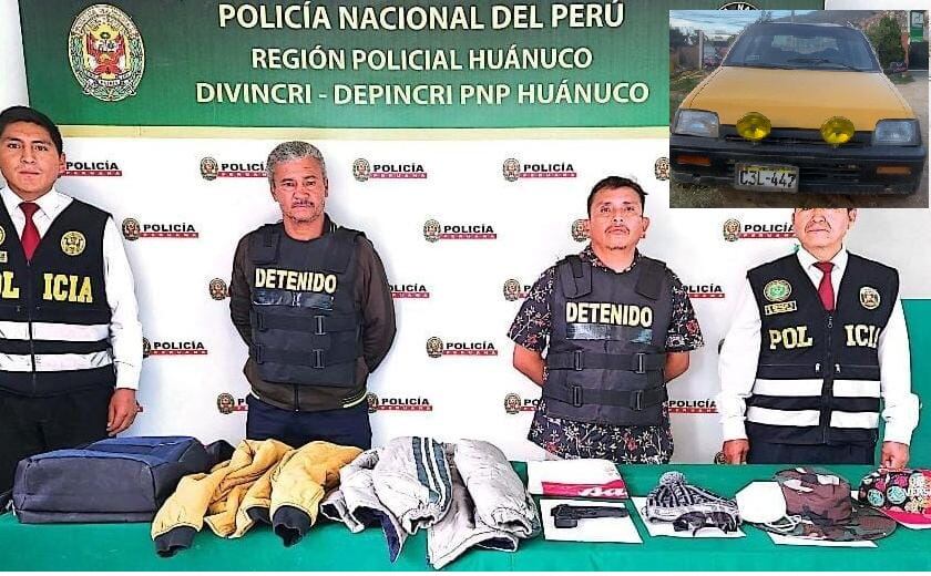 Cae banda especializada en robo de boticas y agentes bancarios