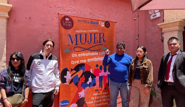 La cultura como espacio de reflexión por el Día de la Mujer en la Casona Texao, Arequipa. (Foto: Jeamilett Chirinos/@photo.gec)