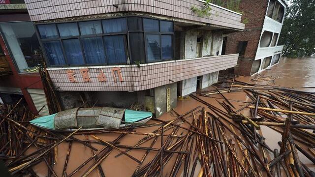 China: Lluvias dejan 95 muertos y 6 millones de afectados