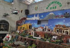 Navidad en Arequipa: El nacimiento mecatrónico de la PNP cautiva a visitantes (VIDEO Y FOTOS)