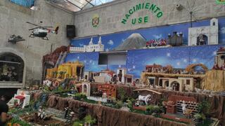 Navidad en Arequipa: El nacimiento mecatrónico de la PNP cautiva a visitantes (VIDEO Y FOTOS)