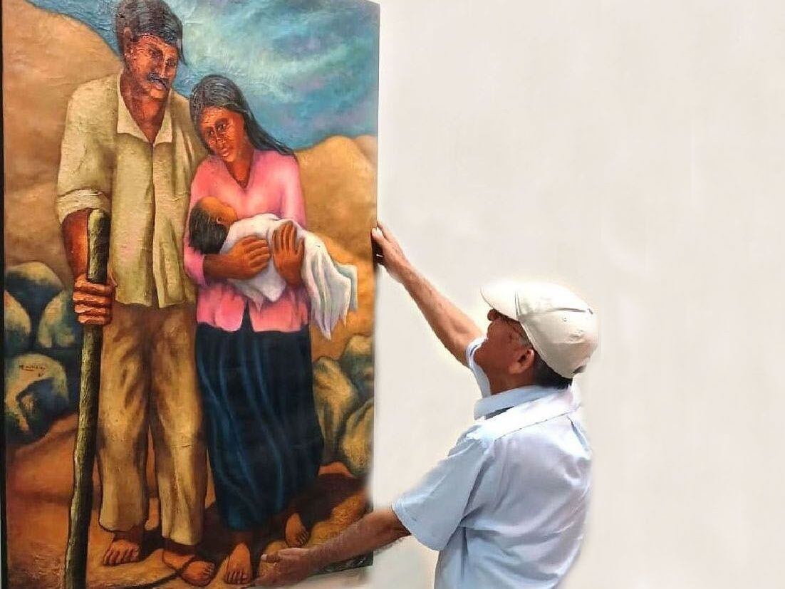 El artista plástico Francisco Mauricio, expondrá sus obras de los años 70, 80, 90 y otras recientes.
