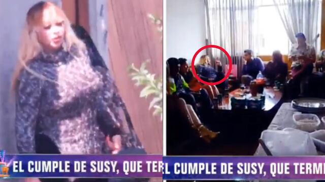 Susy Díaz celebra cumpleaños anticipadamente con más de 13 personas, sin mascarilla y sin distanciamiento social