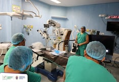 Personal del Hospital Regional de Ica recibe capacitación sobre nuevos equipos oftalmológicos