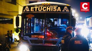 Villa María del Triunfo: Atacan a tiros a chofer de bus en la avenida Pachacútec