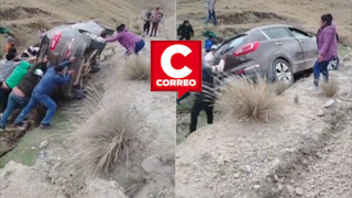 Pasco: transportistas auxilian a pasajeros tras accidente en la Carretera Central (VIDEO)