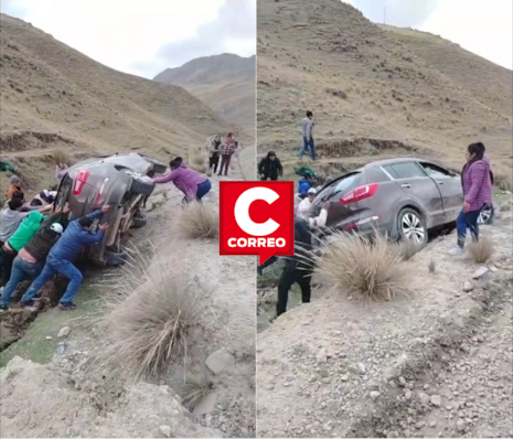 Pasco: transportistas auxilian a pasajeros tras accidente en la Carretera Central (VIDEO)