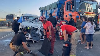 La Libertad: Choque entre miniván y volquete deja un fallecido en la provincia de Virú