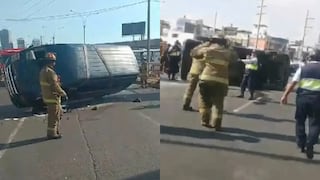 La Victoria: Al menos 16 heridos tras choque de combi con cúster en óvalo Nicolás Arriola