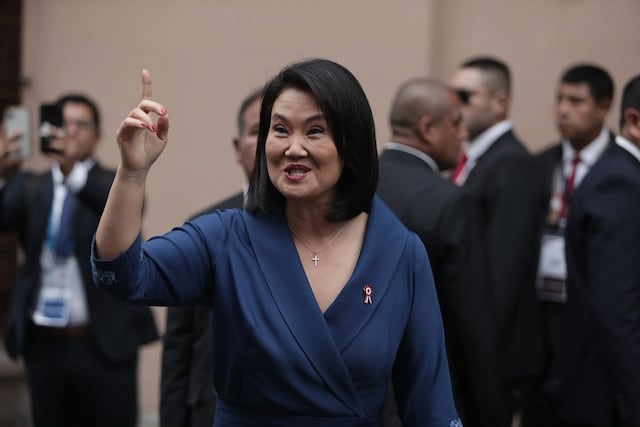 Keiko Fujimori inicia agenda de la Transmisión de Mando en Torre Tagle