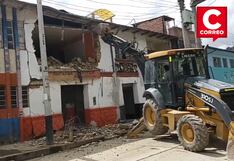 Huancayo: Demuelen vivienda y familias se quedan en la calle (VIDEO)