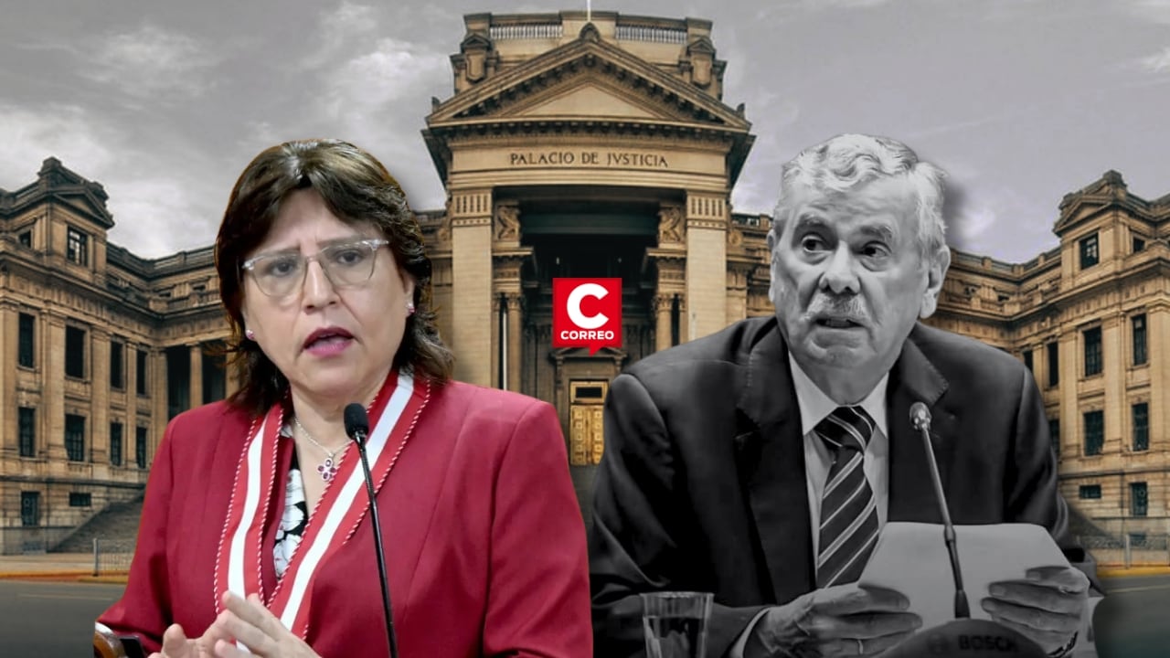 Poder Judicial programa juicio oral contra Fernando Rospigliosi por presunta difamación a Delia Espinoza. Composición: Diario Correo.