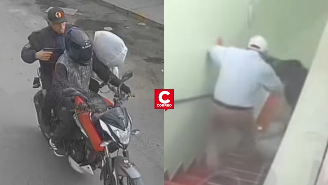 Chaclacayo: cambista adulto mayor cae por escaleras y queda gravemente herido durante asalto armado. Composición: Diario Correo.