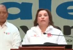 Dina Boluarte: “Somos un gobierno decente y honesto que lucha contra la corrupción”