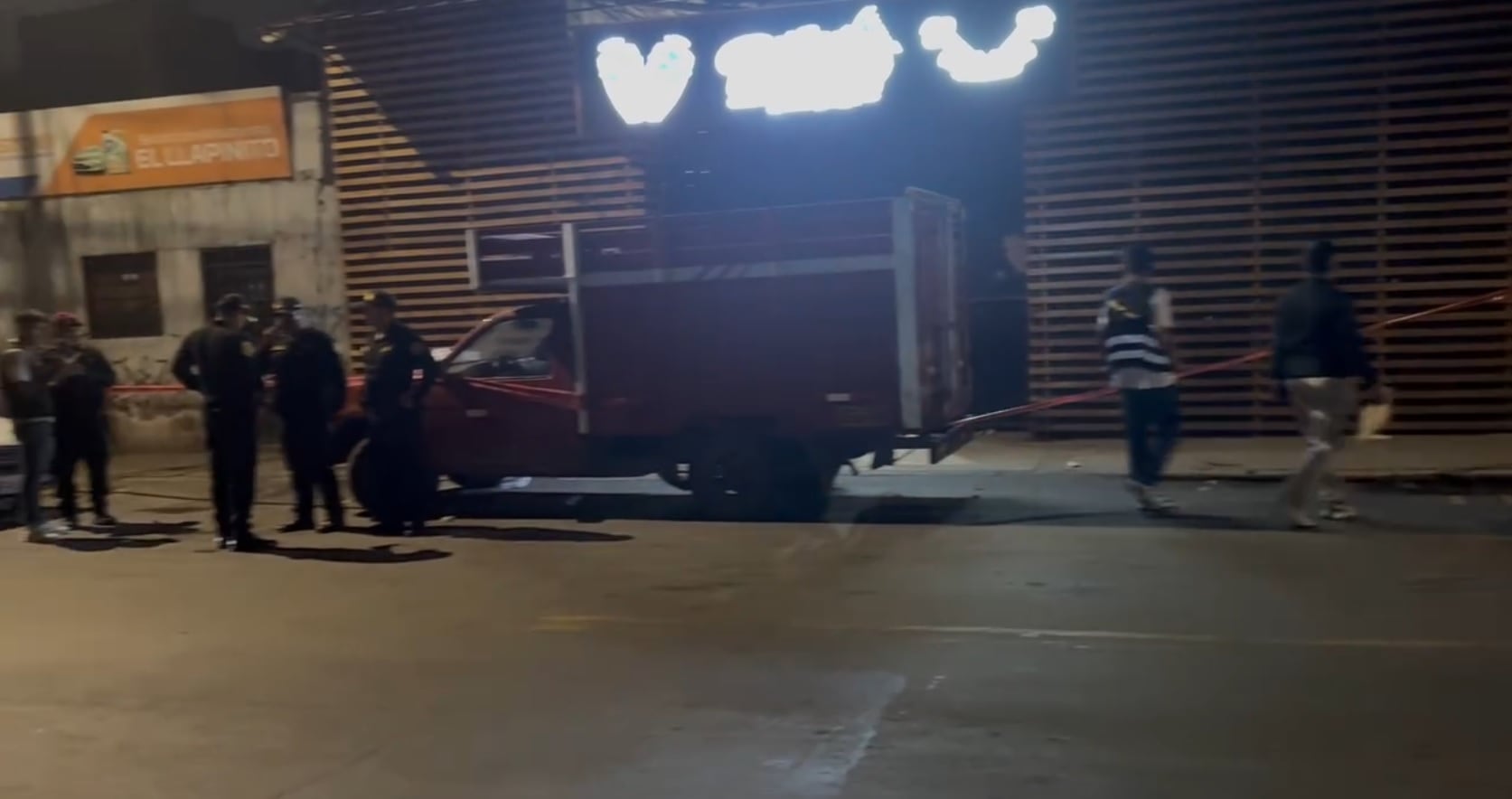 Los lesionados serían vigilantes del establecimiento “La Ponceña”.