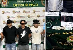 Pisco: caen “Los extorsionadores de Independencia” con arma, municiones y drogas