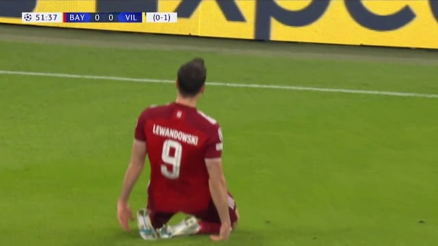 Bayern vs. Villarreal: Lewandowski la mandó a guardar para colocar el 1-0 en Champions (VIDEO)