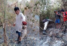 Satipo: Comuneros combaten incendios forestales y piden apoyo urgente a las autoridades