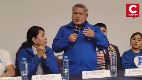 César Acuña desde Huancayo: “No gano nada nombrando ministros, yo no vivo de la política”