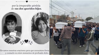Chincha: multitudinaria despedida de joven madre y menor de 14 años fallecidos en incendio