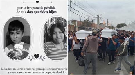 Chincha: multitudinaria despedida de joven madre y menor de 14 años fallecidos en incendio