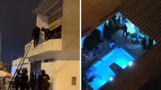PNP allana presunto búnker en Villa María del Triunfo e interviene a 13 personas