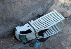 Dos muertos deja aparatoso despiste de camión en la región Moquegua