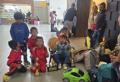 Arequipa: Niños de un equipo de fútbol quedaron varados en el Aeropuerto Alfredo Rodríguez Ballón por mal clima (VIDEO)