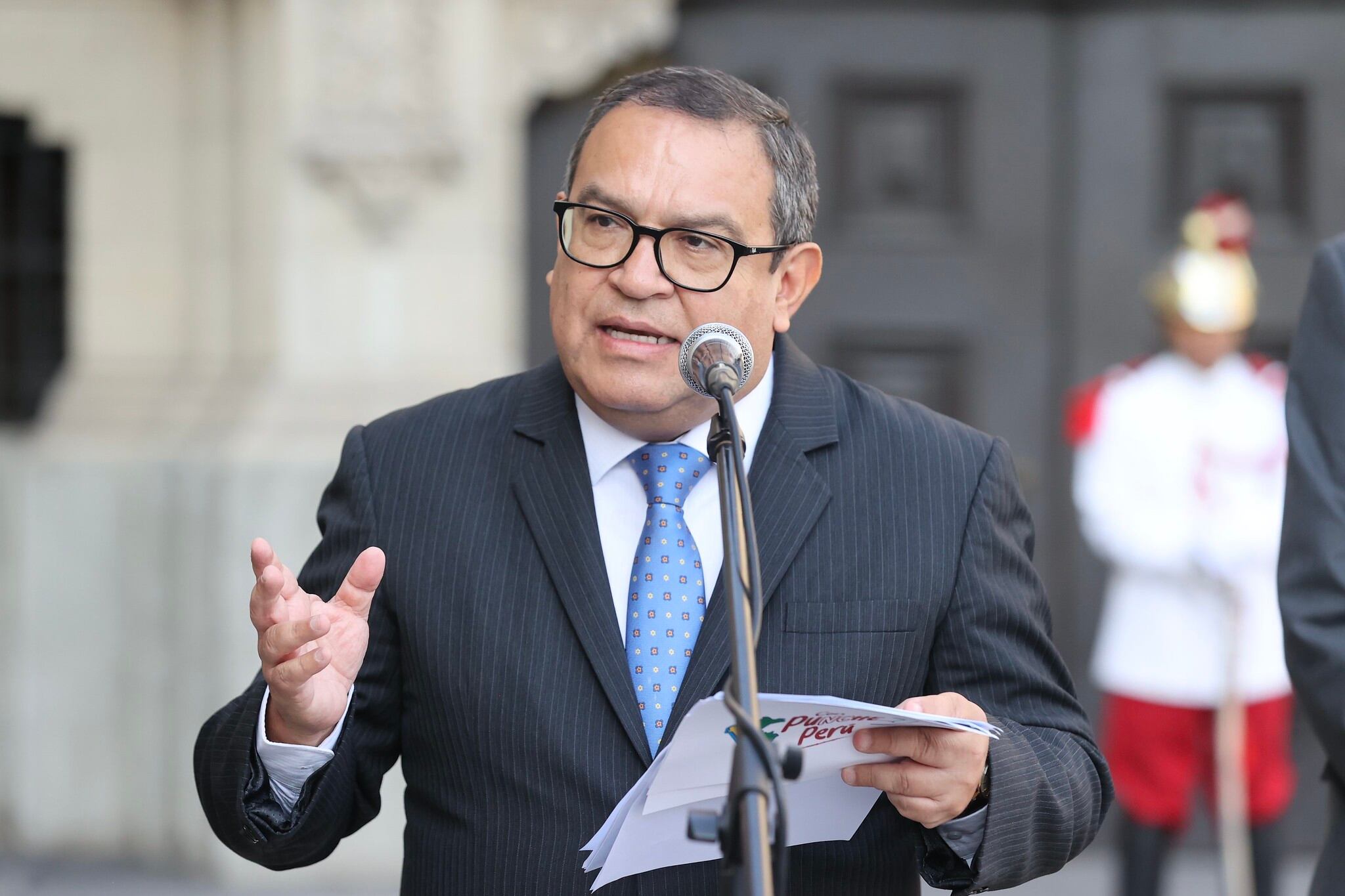 El primer ministro mostró su preocupación ante la decisión del JNE de rechazar la tacha presentada contra organización política A.N.T.A.U.R.O. (Fuente: PCM)