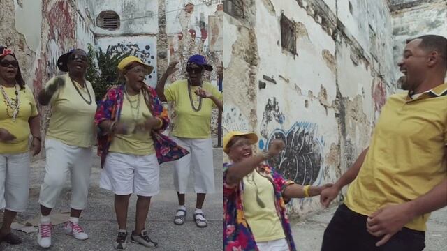 Will Smith se luce bailando con abuelitas raperas: "Hacemos ejercicio para el corazón" (VIDEO)