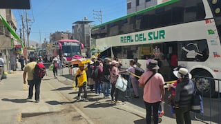 Pasajes suben a S/30 para el santuario de la Virgen de Chapi (VIDEO)