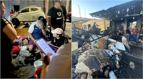 Nasca: incendio devasta vivienda de familia a pocos días de la Navidad