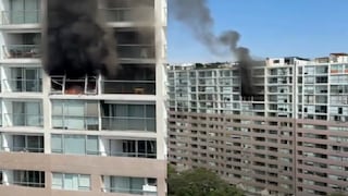 San Isidro: Controlan incendio en edificio multifamiliar que dejó daños materiales