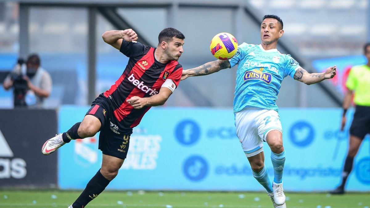 Sporting Cristal vs. Melgar chocan por la fecha 5 del Clausura. Foto: Liga1.