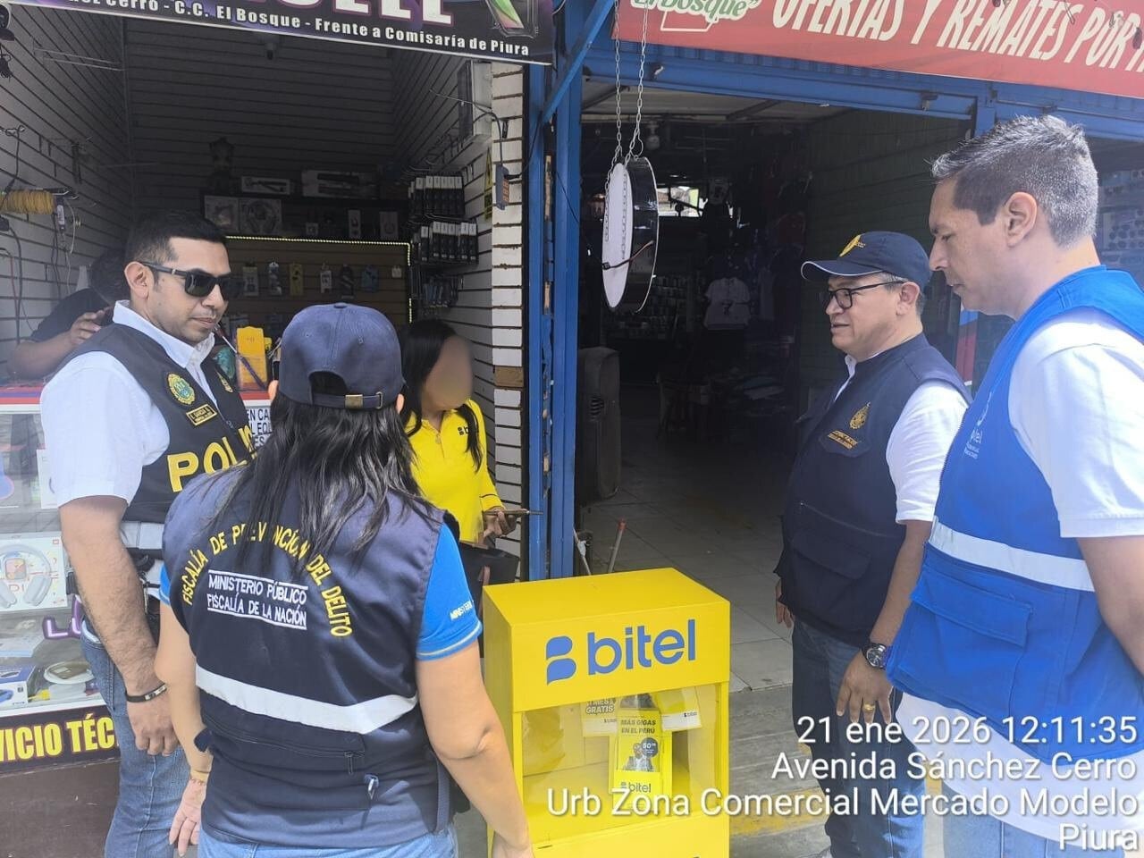 Operativo a vendedores de tarjetas SIM