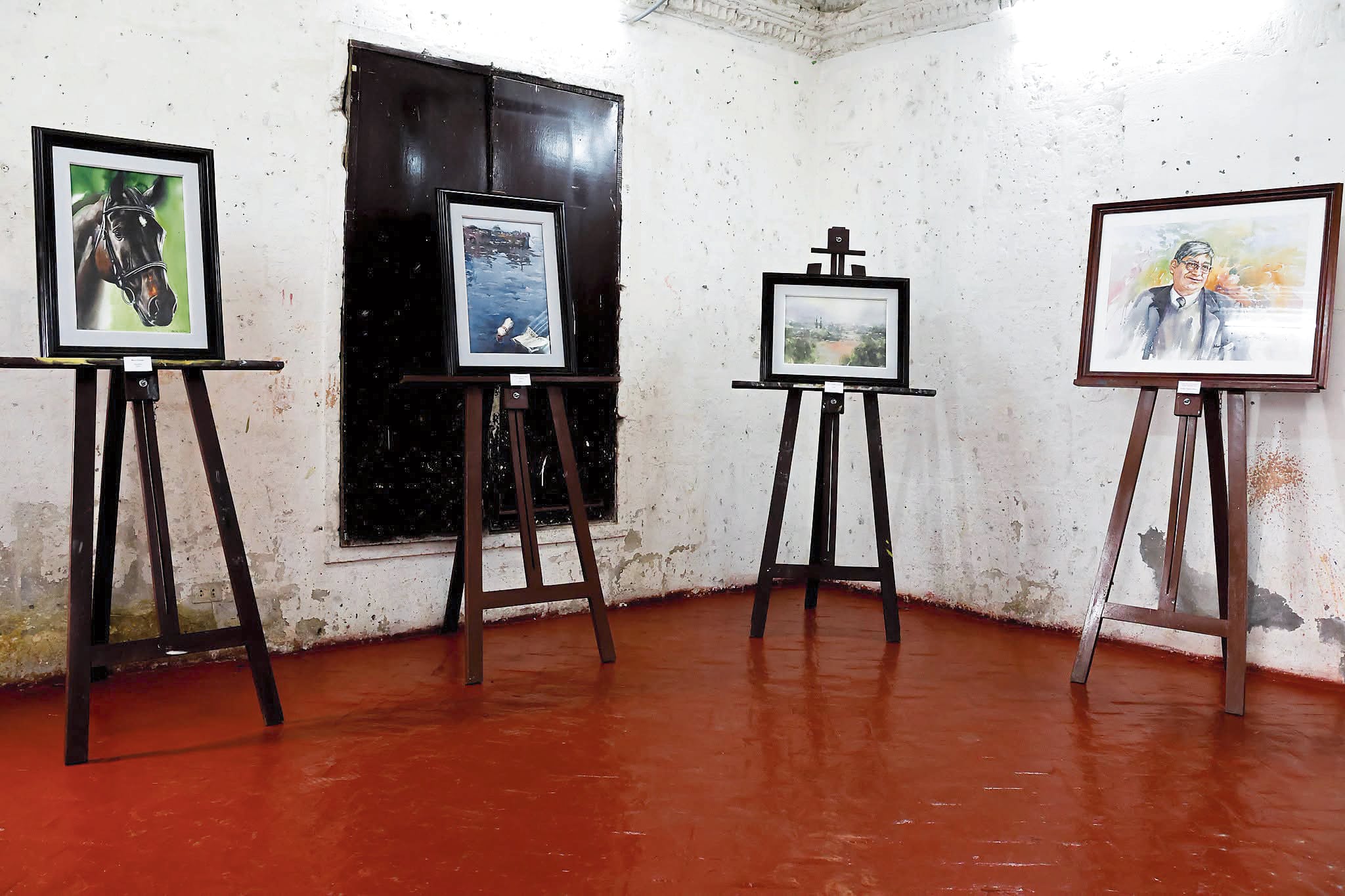 Muestra de arte en la Casa Museo – Centro de Extensión Cultural, en Arequipa. Foto: GEC.