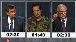 Debate presidencial 2026: López Chau, Gonzáles y Williams presentaron sus propuestas contra la corrupción