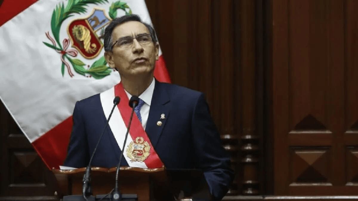 El expresidente Martín Vizcarra fue inhabilitado del cargo tras el escándalo del caso Vacunagate.