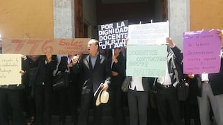 Profesores contratados de la UNSA amenazan con huelga indefinida