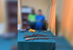 Detienen a un hombre en Arequipa con un fusil de francotirador y otras tres armas de fuego
