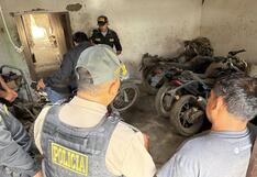 Chincha: Policía allanó taller donde desmantelaban varias motos robadas
