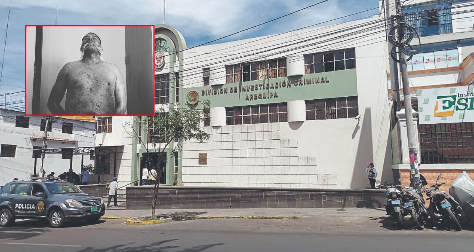 Falso secuestro se reportó en Camaná, Arequipa. Nota: Sangre falsa. Foto: Composición GEC.